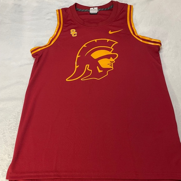 USC Tommy Trojans Jersey Number 0  Nike Size Small Sleeveless - Picture 1 of 9